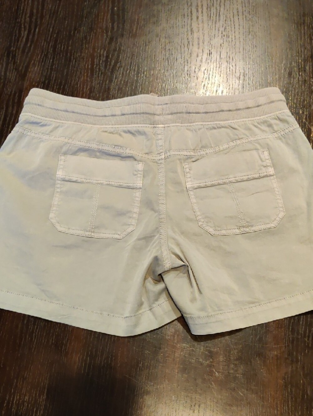 Sonoma Women's Light Gray Cargo Drawstring Shorts - Picture 6 of 8